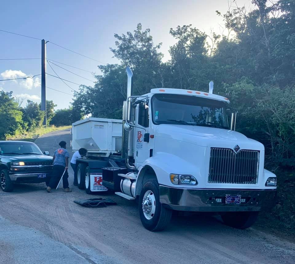 Authentic B&C Transport company equipment for Roll-Off Services